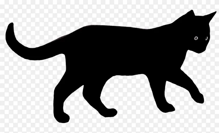 黑猫剪贴画 黑猫剪影png图片素材免费下载 图片编号162311 Png素材网