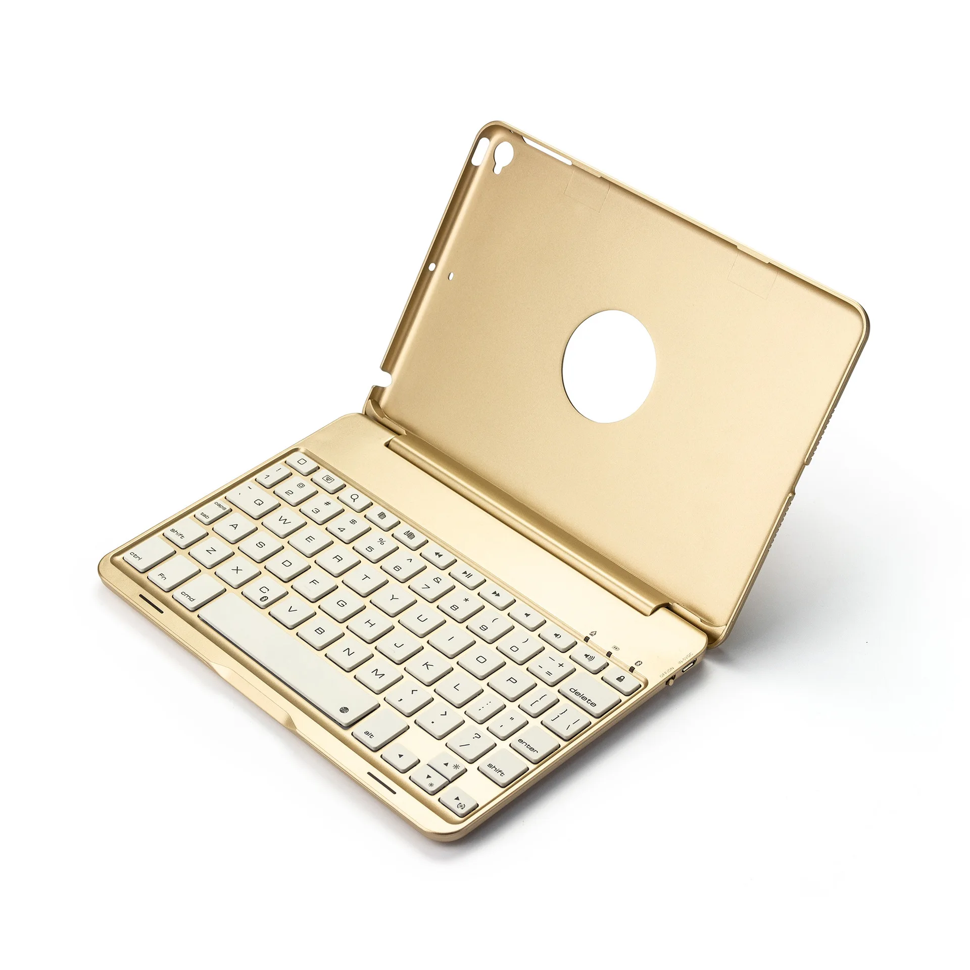 

IPad Mini5 Bluetooth Keyboard Colorful Backlight Aluminium Alloy Mini Wireless Keyboard Flip Wholesale Apple Keyboard