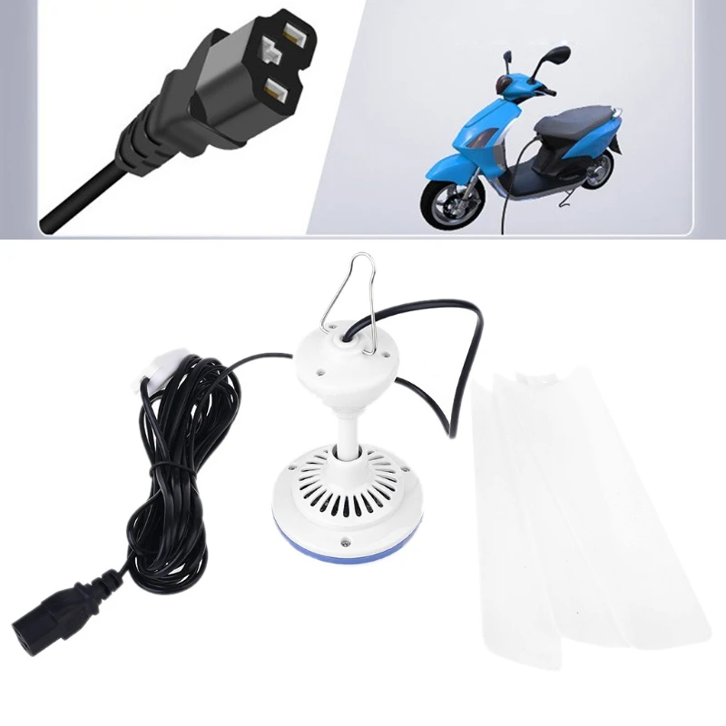 

Electric Bicycle E-Bike Powered 48V 60V 19.6\" Ceiling Fan C13 Plug Hanging Fan