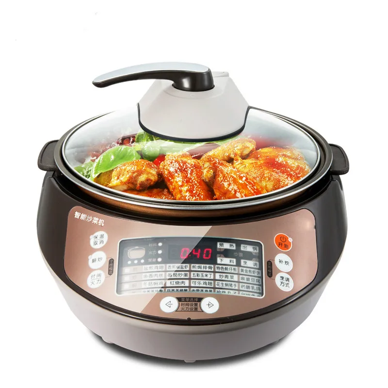 

5L Multifunction Intelligent Robot Electric Automatic Cooking Machine Smart Food Cooker Stew Pot Wok Non-stick Frying Pan