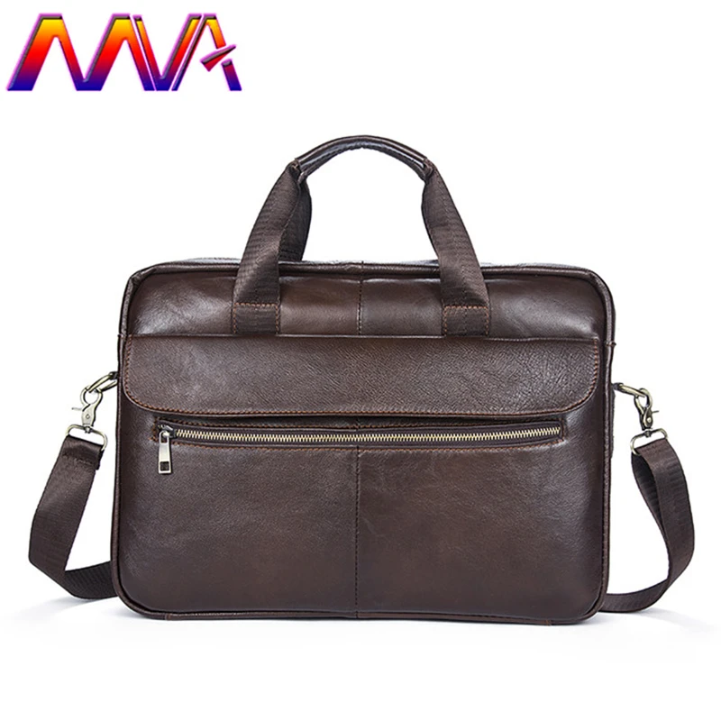 MVA мужской портфель из мягкой кожи Повседневная мужская сумка через плечо wo Мужская портфель сумка натуральная кожа мужской винтажный портфель