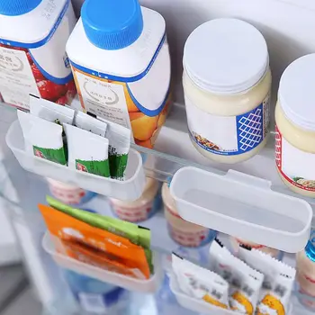 

Plastic Mount Kitchen Pantry Cabinet Storage Organizer for Food Pouches Spice Packets Recipes or Office Desktop Save space