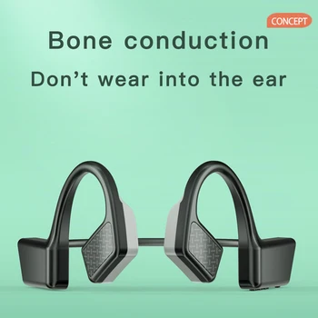 

TWS Bone Conduction Earphone Bluetooth 5.0 Earbuds Wireless Sports Headsets Handsfree Waterproof Noise Cancelling Gaming Earplug