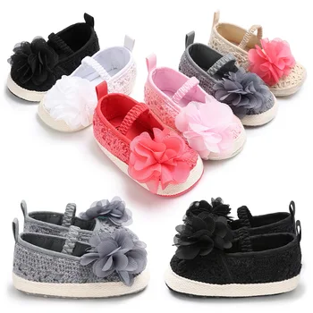 

0-1 years old lace flower baby shoes soft bottom shoes flower toddler shoesZQ128
