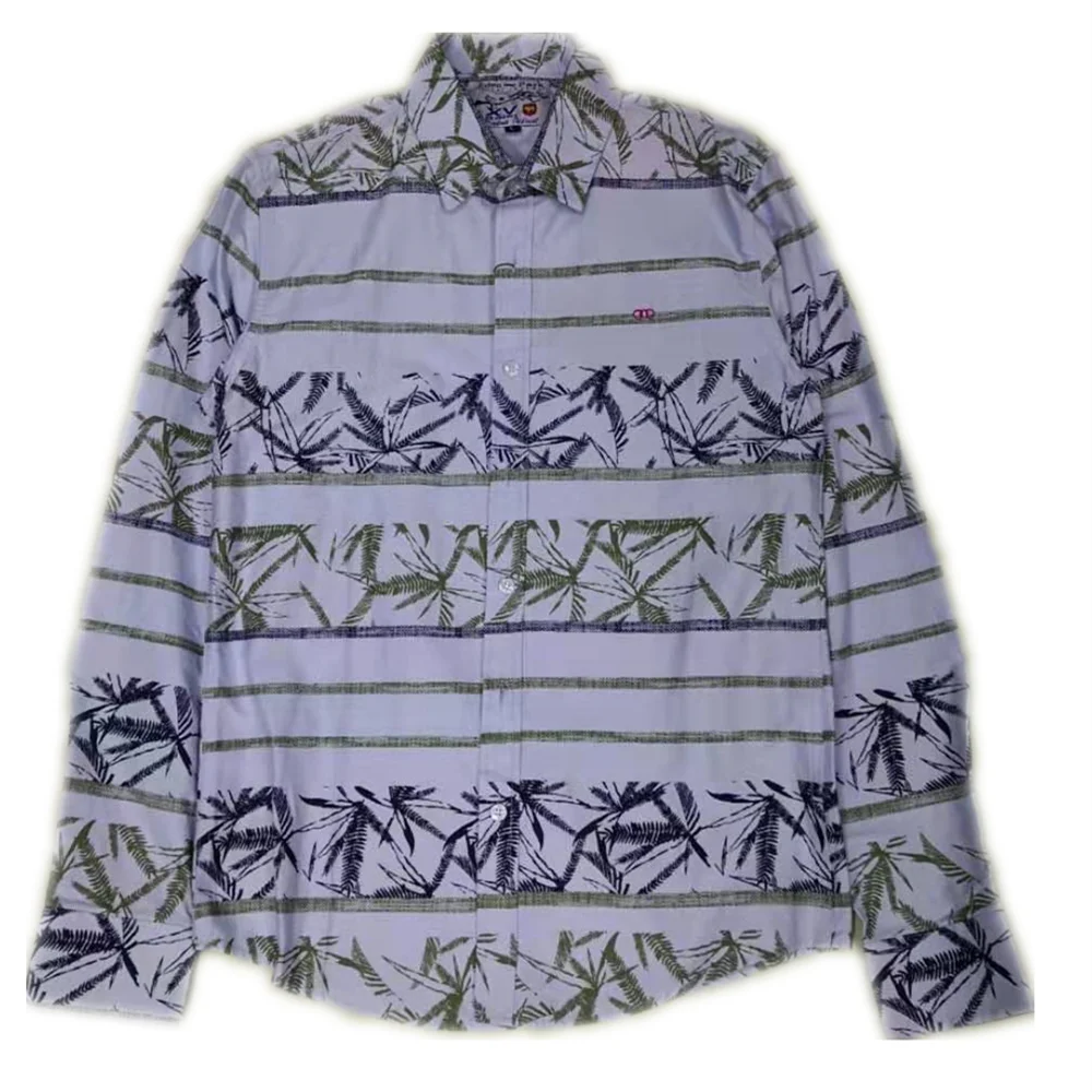 Рубашка с вышивкой, camisa masculina, мужские рубашки с длинным рукавом, хлопок, Social hombre eden park faconnable Сорочки мужские