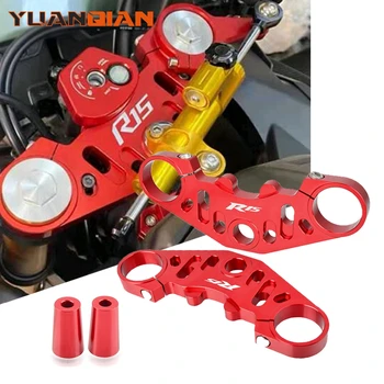 

For Yamaha YZFR15 YZF-R15 yzf r15 v3 2017 2018 2019-2020 Motorcycle Accessories all Aluminum Performance Triple Clamp Parts CNC