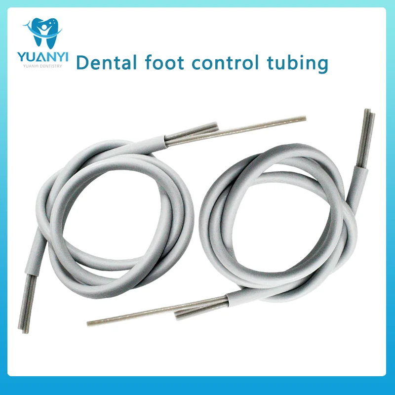 

1pcs Dental Chair 4 Holes Foot Control Switch Tubing Foot Control Valve Parallel Type Double Row Pipe Dental Chair Unit Tube