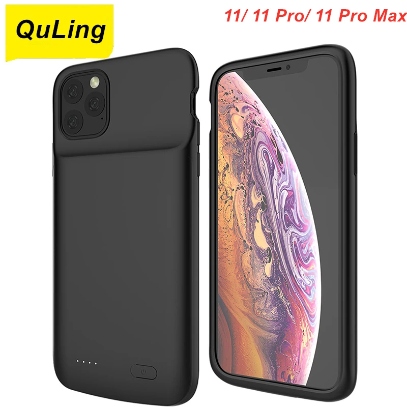 

QuLing для IPhone 11 11Pro 11 Pro Max, чехол для аккумулятора, зарядное устройство, чехол для IPhone 11 Pro Max, чехол для аккумулятора