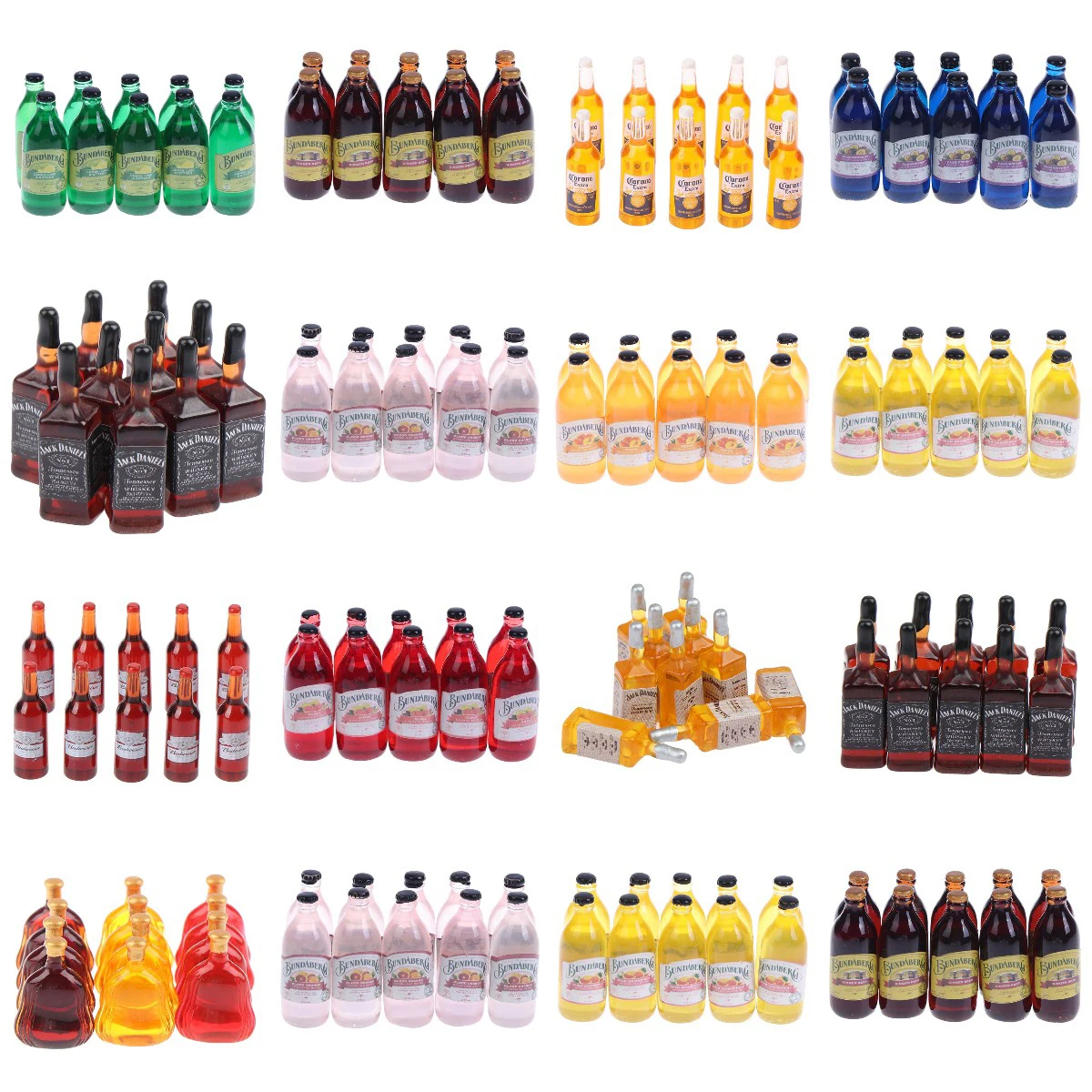 

10Pcs 1/12 Dollhouse Miniature Mini Simulation Wine Bottle Accessories Decor Furniture Model Toys Children Gifts