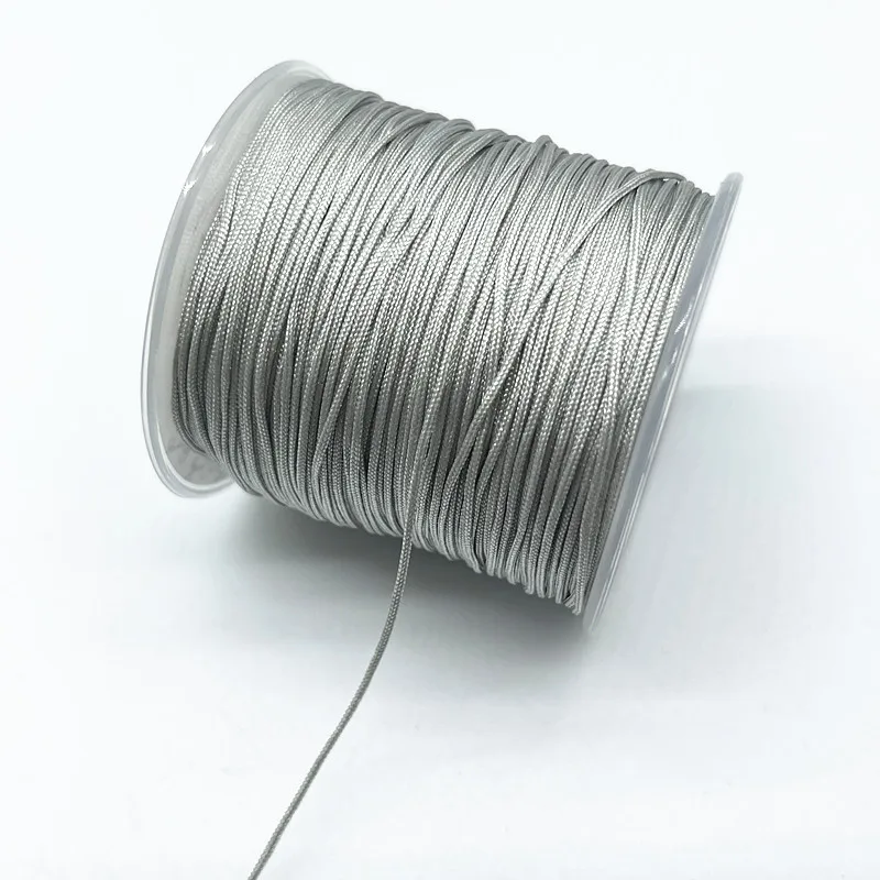 100 Meters 0.8mm Nylon Cord Thread Chinese Knot Macrame Cord Bracelet Braided String DIY Beading Thread nylon cord macrame cord