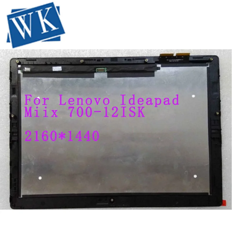 Для Lenovo IdeaPad MiiX 700-12ISK P/N FRU 5D10K37833 1" 2160x1440 сенсорный ЖК-экран в сборе с рамкой 5D10J33311