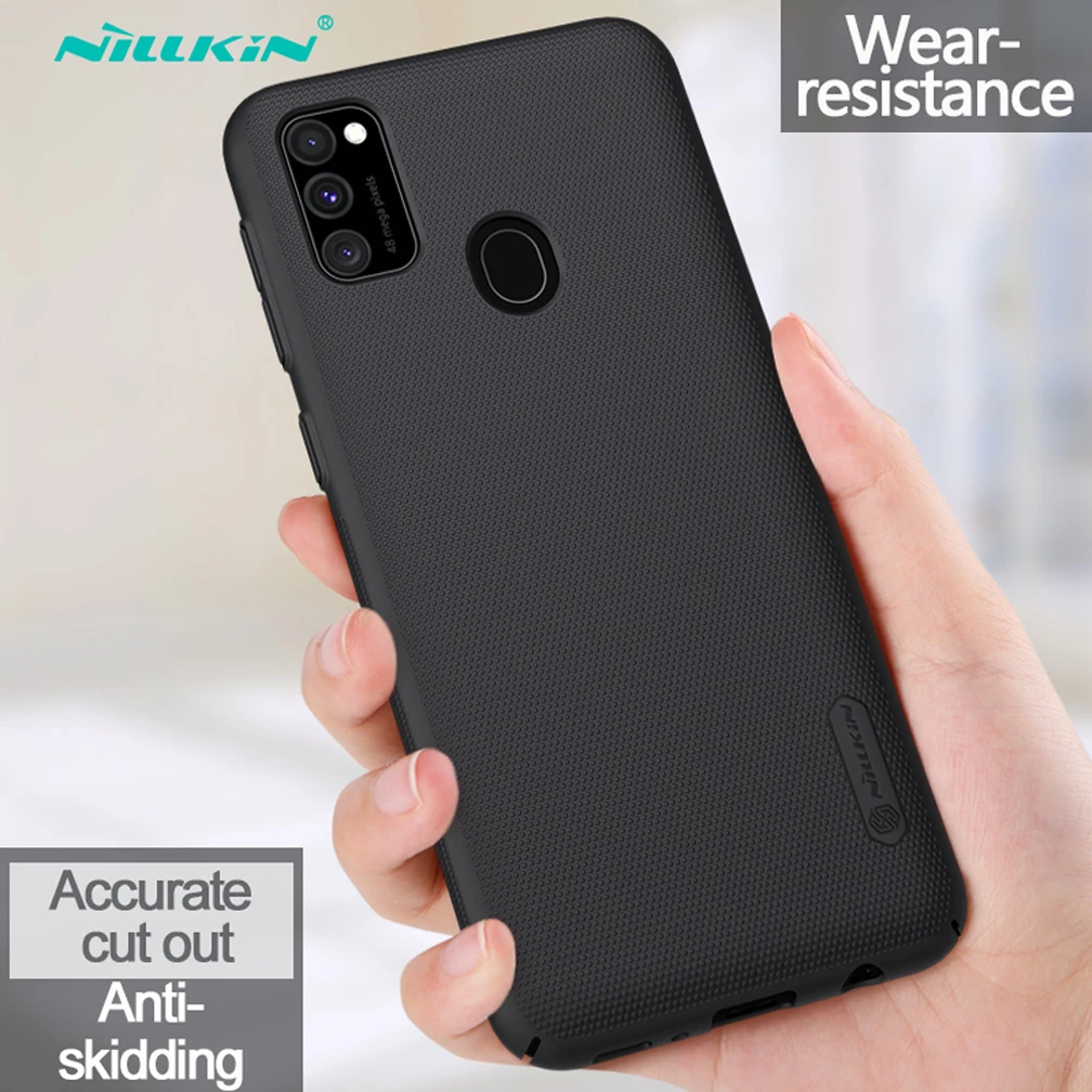 Black Для samsung Galaxy M30s чехол NILLKIN матовый щит PC твердая пластиковая защитная задняя панель для телефона чехол для samsung M30s - Цвет: Black
