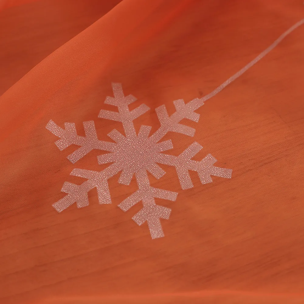 1 шт рождественские шторы со снежинками Тюль обработка окна тюль с драпировкой балдахин