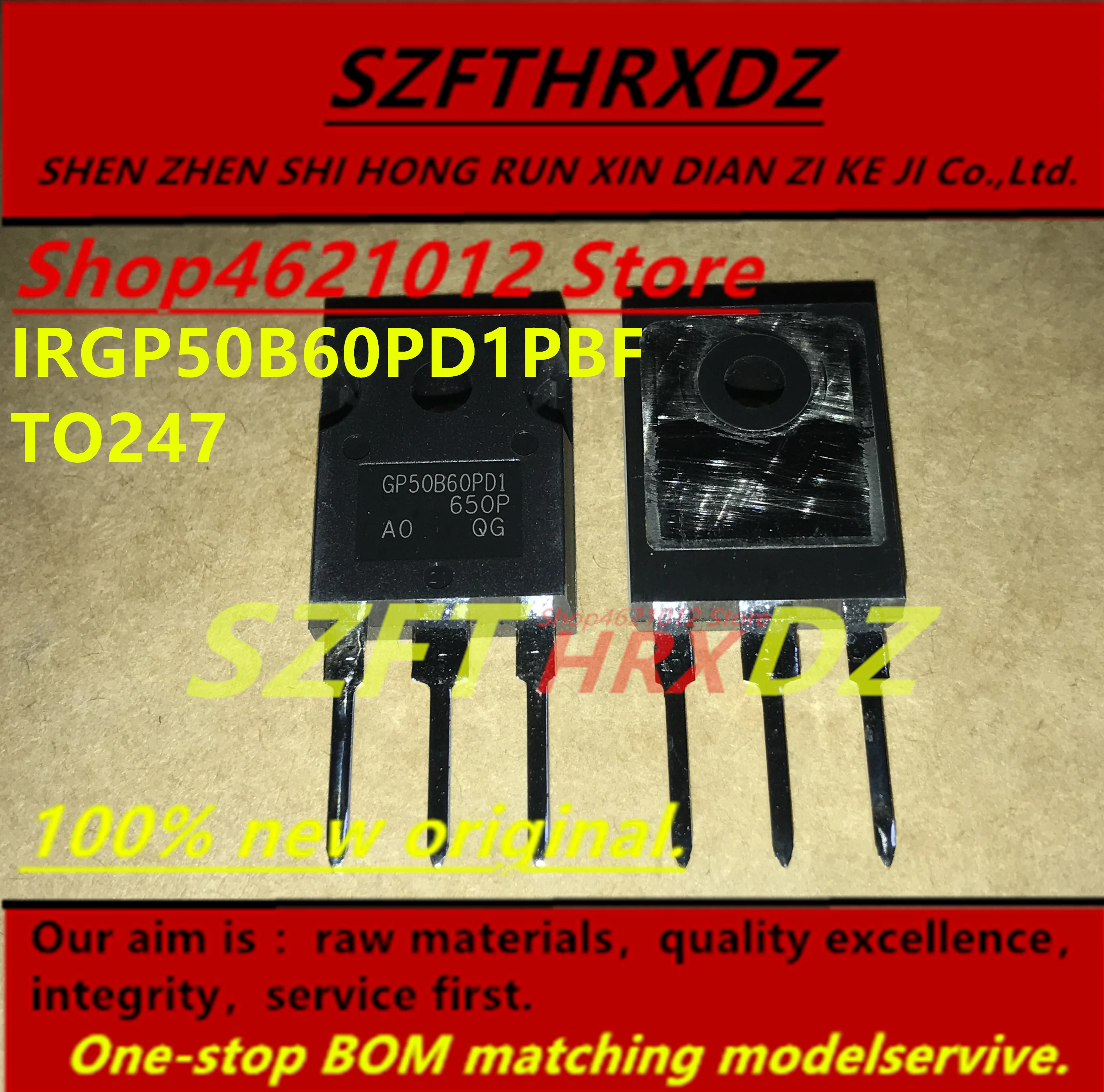 SZFTHRXDZ 100% Новый оригинальный (5 шт. 10 шт.) IRGP50B60PD1PBF GP50B60PD1 GP50B60PDI TO247|Индукторы| |