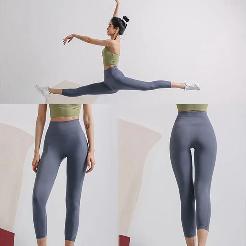 scrunch leggings 2020 Hot Sale Fitness Female Full Length Leggings Solid Colors Running Pants Comfortable and Formfitting Pants flare leggings