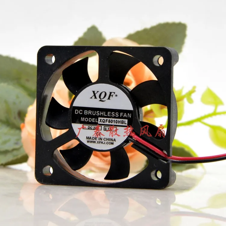 

XQF XQF5010HBL серверный охлаждающий вентилятор DC 24 В 0.10A 50x50x10 мм 2-проводной