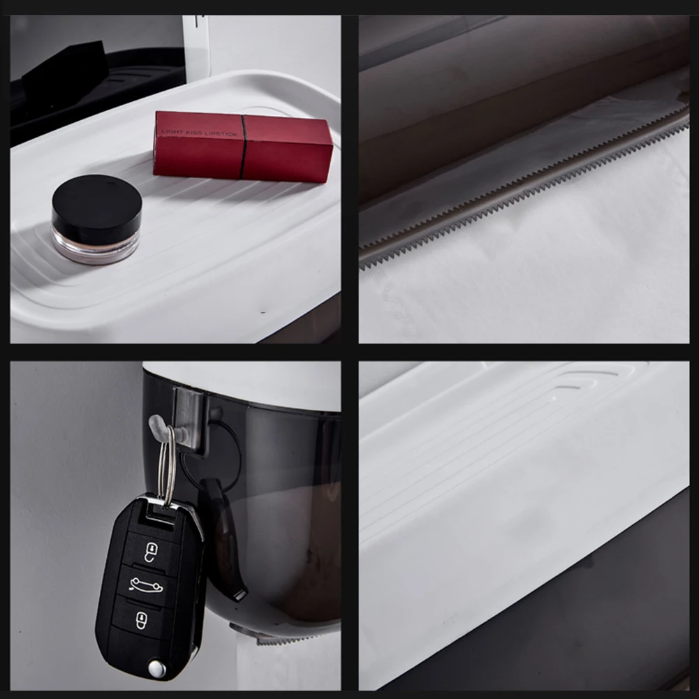 Тканевые коробки, водонепроницаемый держатель для салфеток, Настенный Лоток для ванной комнаты, бумажный диспенсер, полка, аксессуары для дома, рулон, туалет, прочный