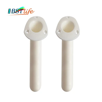 

2 piece Fishing Boat Rod Holder Fishing Tackle White Color Nylon Accessory tool Tackle for Kayak Canoe
