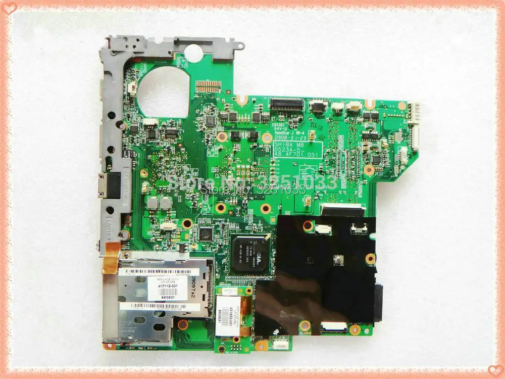 Placa-mãe Completamente Testada 447805001 para Laptop hp Dv2000 V2000 100% Testada Placa-mãe para notebook - Imagem 2