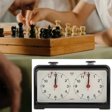 Professional Chess Clock Game Timer Analogue Clock Chess Timer Professional Retro Analog Chess Clock Game Timer Analogue for Game Competition Saicowordist Chess Timer
