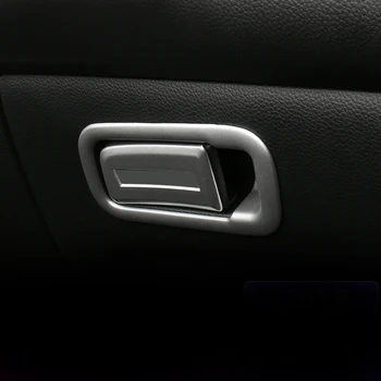 

ABS Chrome Car Glove Box Copilot Storage Switch Handle Frame Sequins Stickers Trim Cover For Honda Accord 10th 2018 Accessories