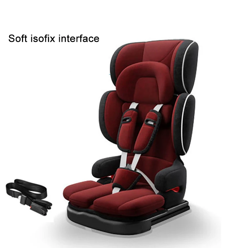 Portable Baby Car Safety Seat Folding Child Car Booster Seat Adjustable Kids Safety Chair For 9M-12Y