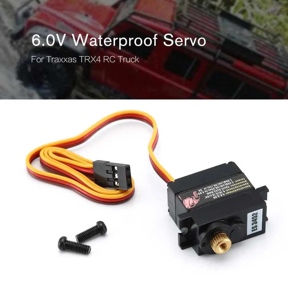 

EMAX ES3452 TSC SPEC 6.0V Waterproof Metal Gear Digital Servo For Traxxas TRX4 RC Truck RC Parts & Accessories