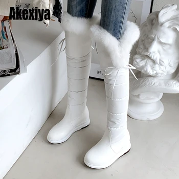 

Ladies Sexy Wedges Over the knee boots women thigh high boots Winter Keep warm shoes woman botas altas mujer sobre rodilla k767