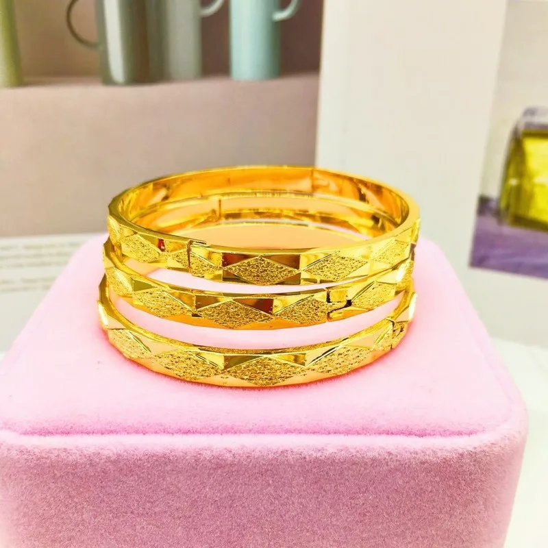 Korean Fashion 14k Gold Bracelet for Women Wedding Engagement