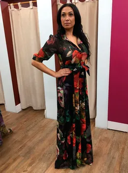 

DRESS camisero LONG PRINT