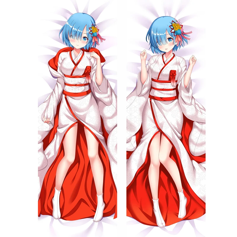 MMF July 2019 re zero kara hajimeru isekai seikatsu аниме персонажи emilia & rem Подушка Dakimakura Обложка Корпус