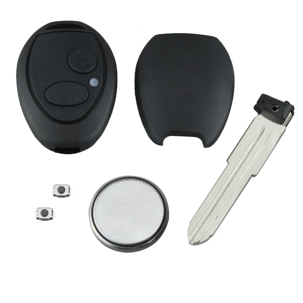 

2 Buttons Remote Key Fob Case FULL Repair Kit Case Shell For Land Rover For Discovery 2 TD5 Refit Car Key Cove Case