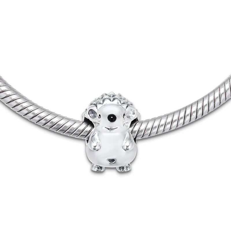 DIY Подходит для Pandora шармы браслеты Ежик бусины стерлингового серебра 925-ювелирные изделия