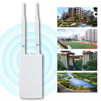 

1200Mbps Outdoor Wireless AP Router 2.4G/5G Dual Band Wireless Routers High Speed Transmission US Plug 100-240V
