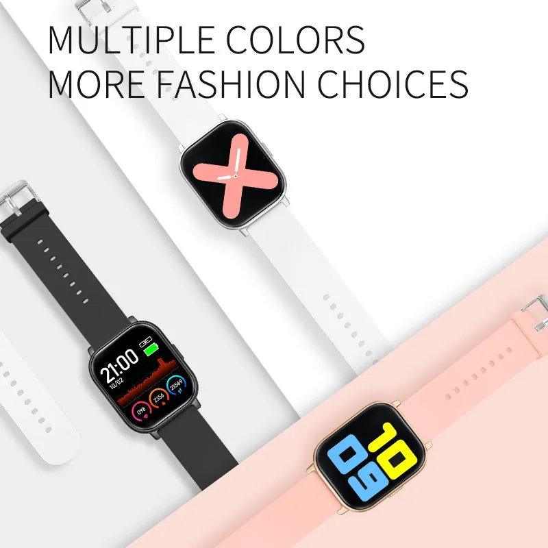 

All Touch Screen New Style 1.6-Inch Big Screen GTR Smart Bracelet Heart Rate Blood Pressure Waterproof artwatch