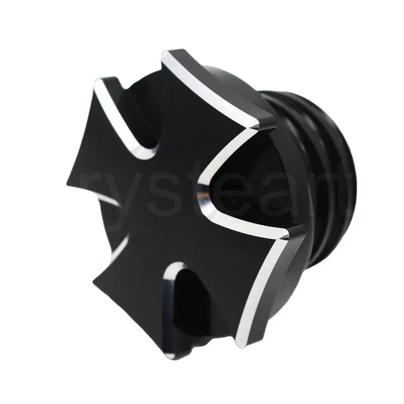 Motorcycle Fuel Gas Tank Decorative Oil Cap Black Fit for Harley Sportster XL 1200 883 X48 Dyna Softail Touring Road King FLHR | Автомобили