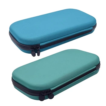 

2Pcs Carry Travel Medical Organizer Stethoscope Hard Storage Box Case Bag Eva Blue & Green