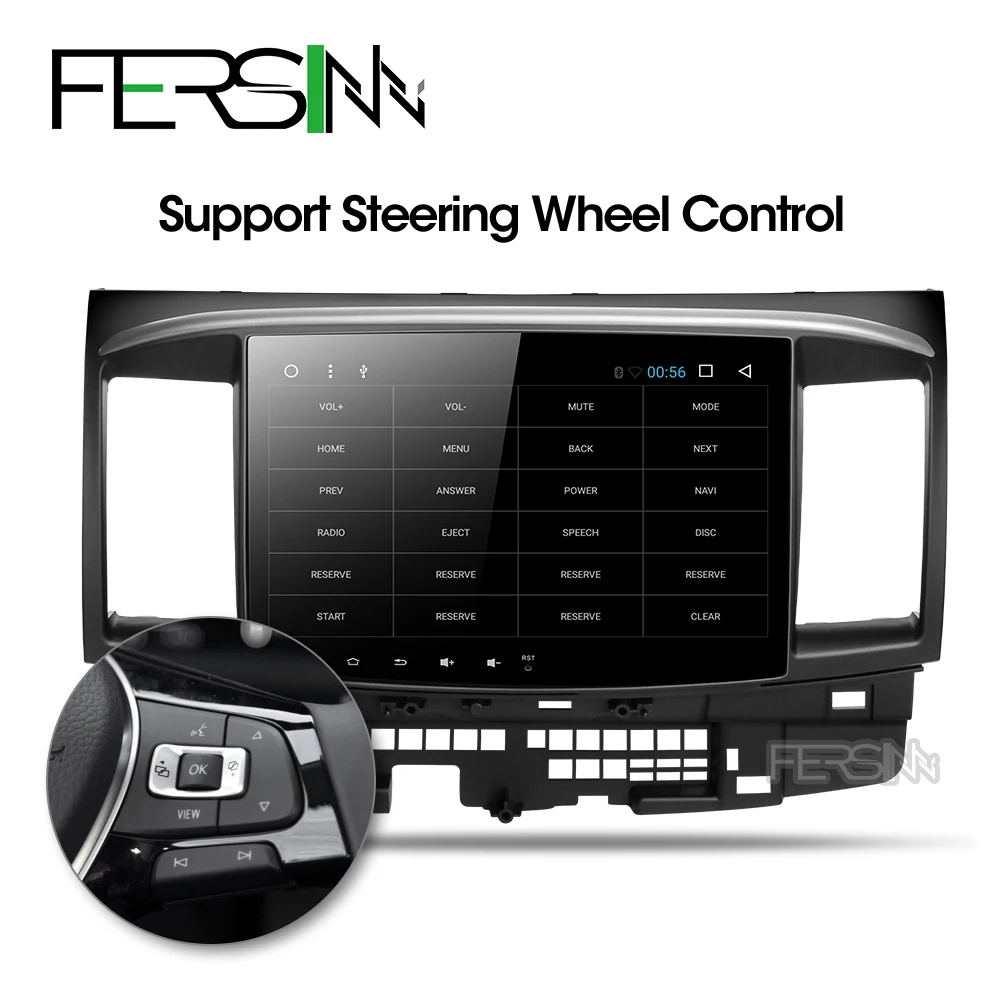 Perfect Fersinny CYS1060 2G Octa Core Android 9.0 for Mitsubishi Lancer stereo multimedia GPS Radio car dvd gps player stereo gps 2