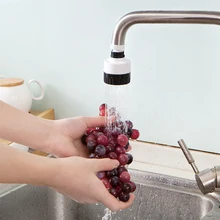 Кухонный кран с вращающейся головкой, кран для раковины, распылитель, водосберегающий подвижный кран, распылительная головка, насадка под давлением для ванной