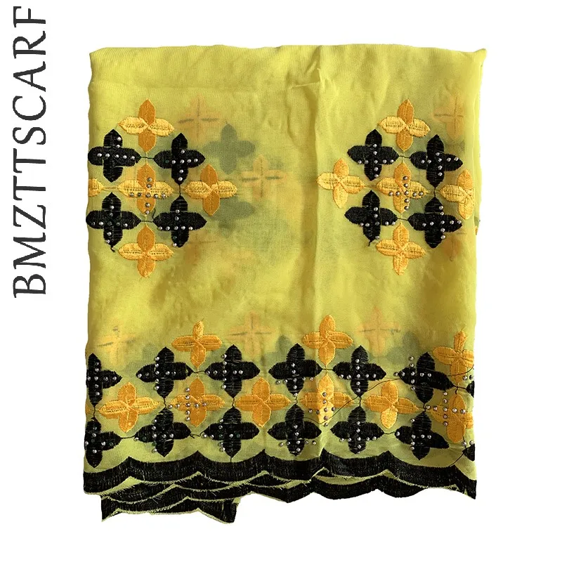 CLEAR STOCK 10 PIECES 1 LOT! African Women Scarfs High Qaulity Chiffon Scarf Big Size Scarfs for Shawls - Цвет: Color 17