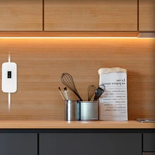 Ручной развертки сенсор зеркало для спальни и гардеробной светильник макияж туалетный светильник Гибкая USB Светодиодная лента подсветка для ванной комнаты гардероб