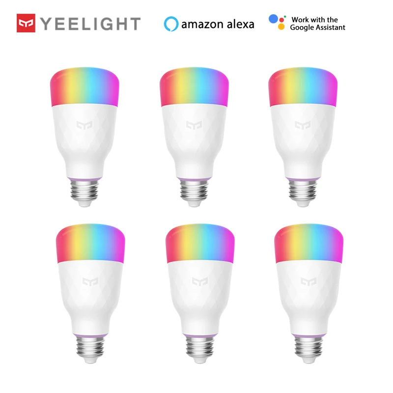 

Yeelight 1S 10W E27 LED RGB Wifi Bulb 800LM Smart Home Support Mi Home Mijia Homekit SmartThing Work With Alexa Google Home