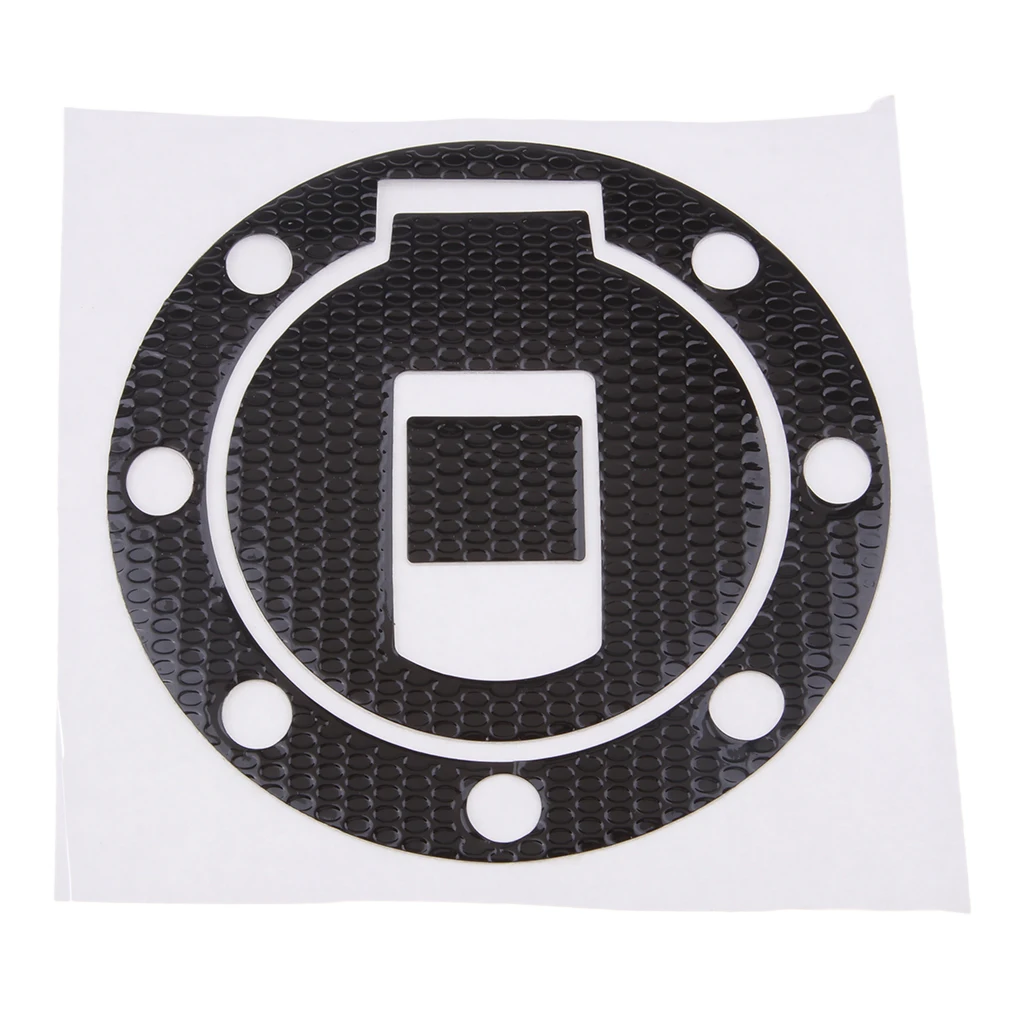 Black Gas Tank Fuel Cap Cover Protector Pad for Yamaha YZF R1/R6/FZ/FZR