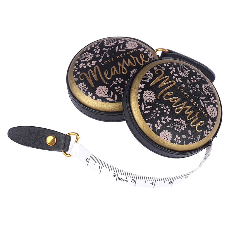 1.5m Portable Retractable Vintage Style Mini Tape Nostalgia Measure Ruler Retro Sewing Centimeter Inch Roll Tape sewing tools
