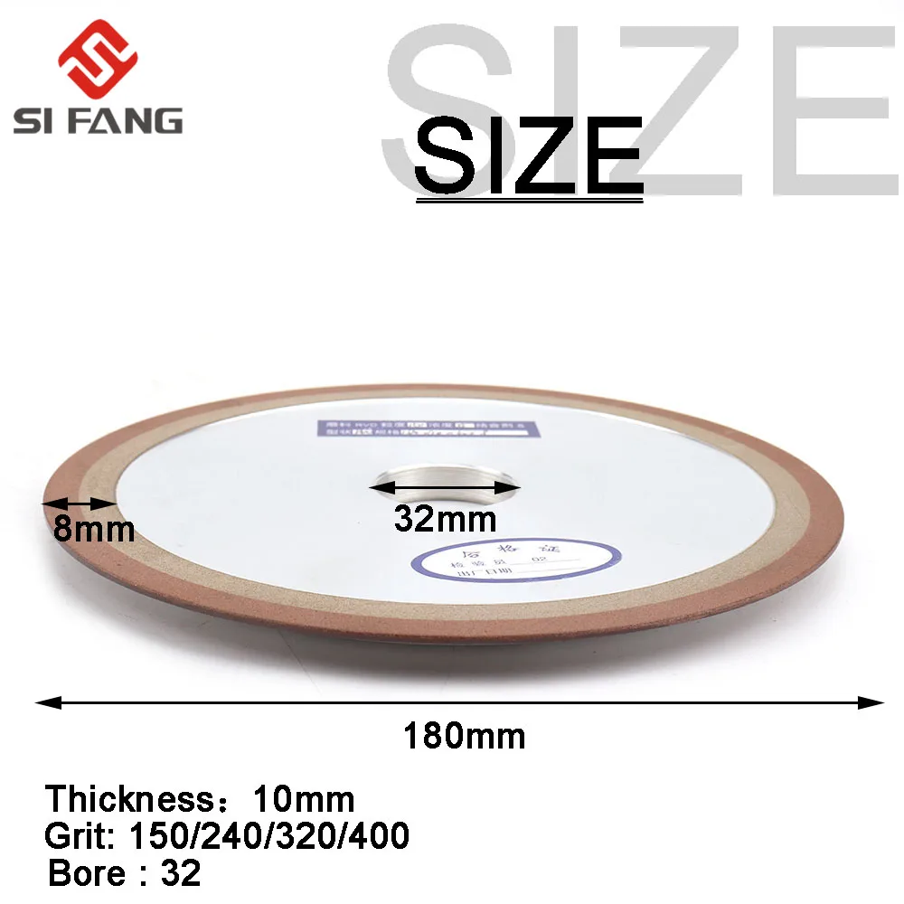 125/150/180/200MM Diamond Grinding Wheel Resin Bonded Disc Grinder Cutter for Milling Cutter Power Abrasive