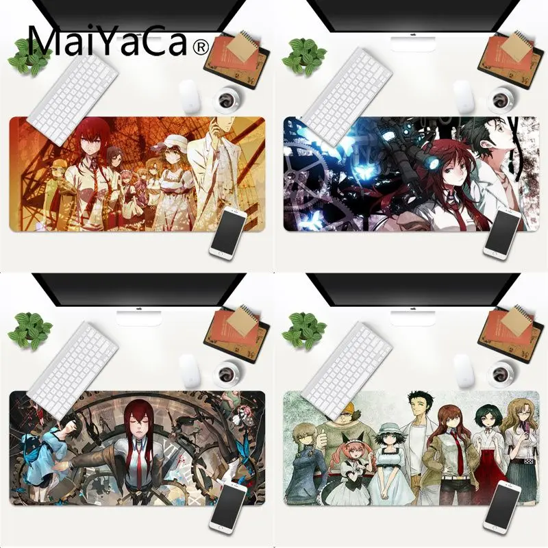 

Stocked steins gate Lock Edge Speed Control Laptop Keyboard Mat Gaming Mouse Mat xl xxl 800x300mm for world of warcraft