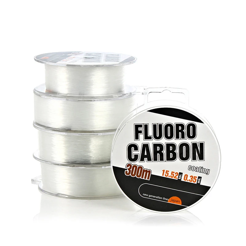 Fluorocarbon Coating Fishing Line Super Strong Nylon Fishing Line Carp Fishing Smooth Lines 300M 0.30-0.50mm 30-45LB Winter fish Fluorocarbon Coating Fishing Line Super Strong Nylon Fishing Line Carp Fishing Smooth Lines 300M 0.30-0.50mm 30-45LB Winter fish