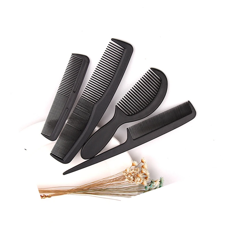 4 стиля Профессиональная стрижка пластиковая расческа прямая кисть для волос Антистатическая Уход за волосами Инструменты для укладки парикмахерских парикмахеров