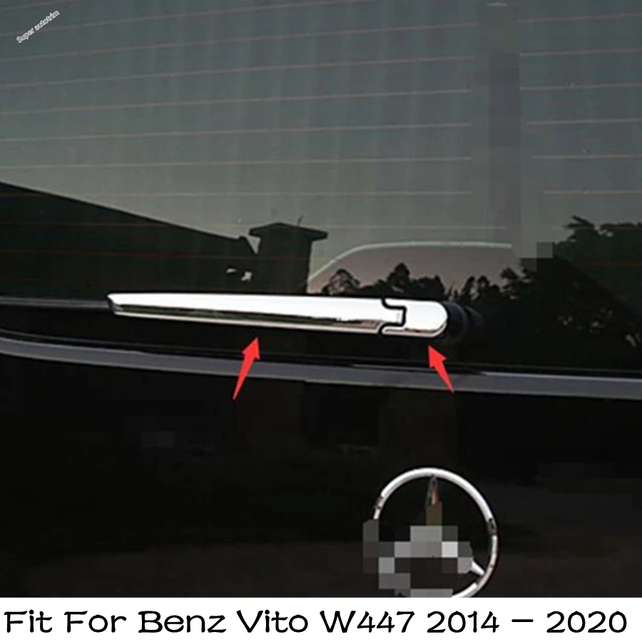 Lapetus Rear Windshield Window Windscreen Rain Wiper Cover Trim Fit For Mercedes-Benz Vito W447 2014 - 2020 Accessories Exterior |
