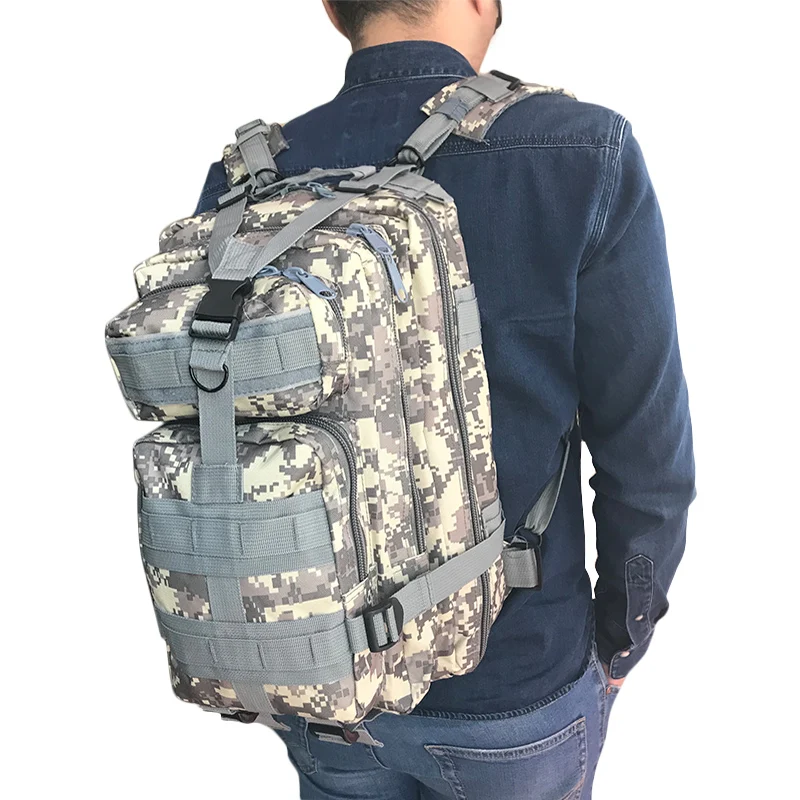 30L Мужская/женская спортивная сумка для походов дорожная Треккинговая Сумка военный тактический рюкзак камуфляжная сумка рюкзаки